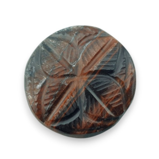 Tygrysie oko czerwone kaboszon carving fi 25 mm nr 13