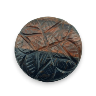 Tygrysie oko czerwone kaboszon carving fi 25 mm nr 70