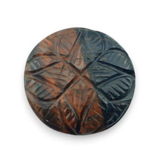 Tygrysie oko czerwone kaboszon carving fi 25 mm nr 70