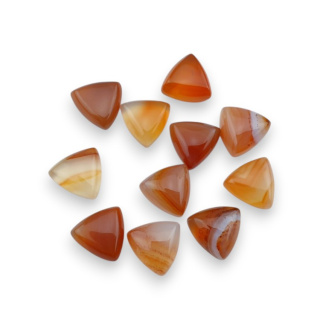 Agat kaboszon trylion 10x10 mm 1 szt