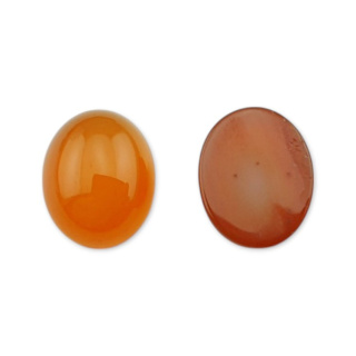 Agat karneol kaboszon 10x8 mm 1 szt