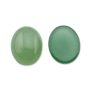 Awenturyn zielony kaboszon 10x8 mm 1 szt
