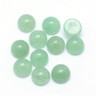 Awenturyn zielony kaboszon 6 mm 1 szt