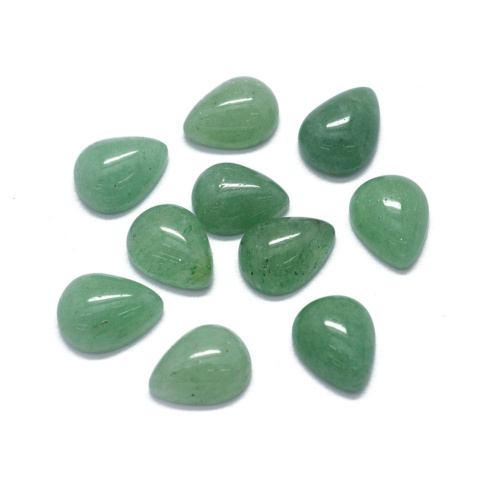 Awenturyn zielony kaboszon łezka 10x7 mm 1 szt Awenturyn zielony kaboszon łezka 10x7 mm 1 szt