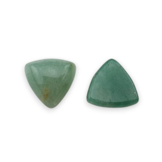 Awenturyn zielony kaboszon trylion 10x10 mm 1 szt