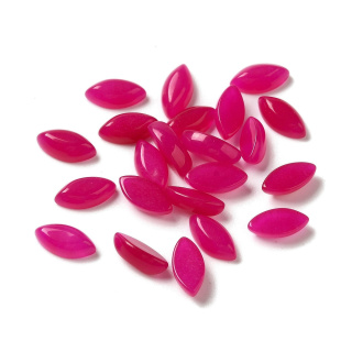 Jadeit magenta kaboszon markiza 8x4 mm 1 szt