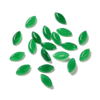 Jadeit zielony kaboszon markiza 8x4 mm 1 szt