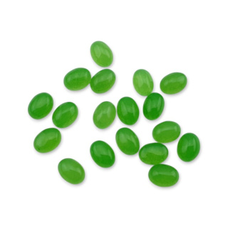 Jadeit seledynowy kaboszon 8x6 mm 1 szt