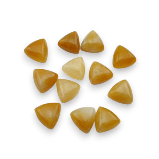 Jadeit topaz kaboszon trylion 10x10 mm 1 szt