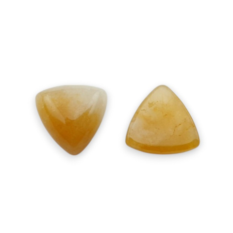 Jadeit topaz kaboszon trylion 10x10 mm 1 szt Jadeit topaz kaboszon trylion 10x10 mm 1 szt