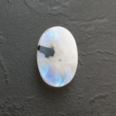 Kamień księżycowy kaboszon 23x15 mm nr A371 Kamień księżycowy kaboszon 23x15 mm nr A371