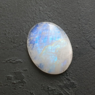 Kamień księżycowy kaboszon 23x18 mm nr A414