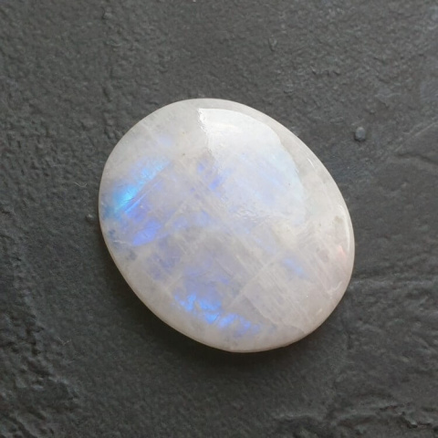 Kamień księżycowy kaboszon 24x20 mm nr A423 Kamień księżycowy kaboszon 24x20 mm nr A423