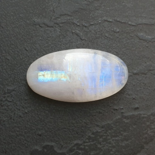 Kamień księżycowy kaboszon 27x14 mm nr A376