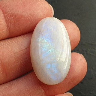 Kamień księżycowy kaboszon 30x18 mm nr A340