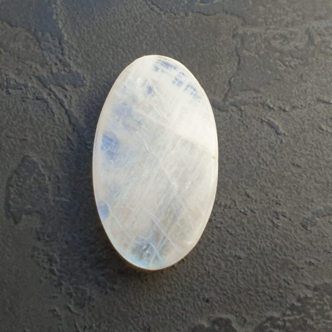 Kamień księżycowy kaboszon 32x19 mm nr A353