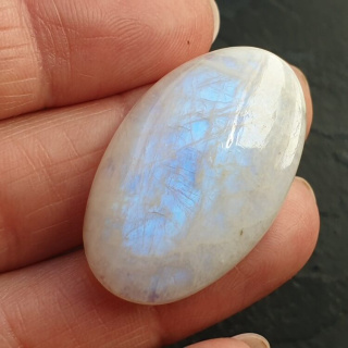 Kamień księżycowy kaboszon 34x21 mm nr A335