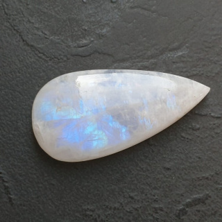 Kamień księżycowy kaboszon 36x18 mm nr A410