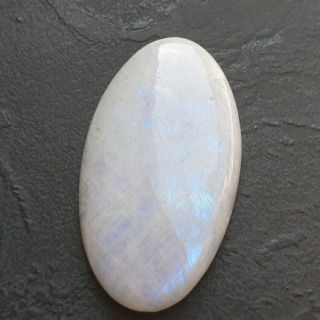 Kamień księżycowy kaboszon 40x23 mm nr A397