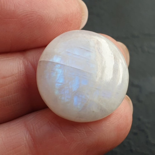 Kamień księżycowy kaboszon fi 21 mm nr A306