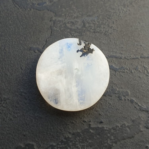 Kamień księżycowy kaboszon fi 25 mm nr A344 Kamień księżycowy kaboszon fi 25 mm nr A344