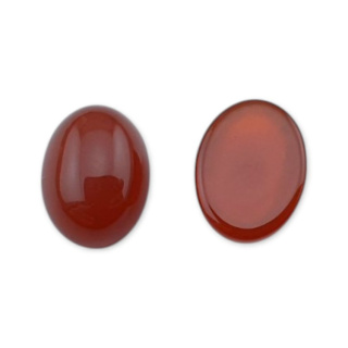 Karneol kaboszon 8x6 mm 1 szt