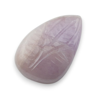 Kunzyt kaboszon carving 24x16 mm nr 13