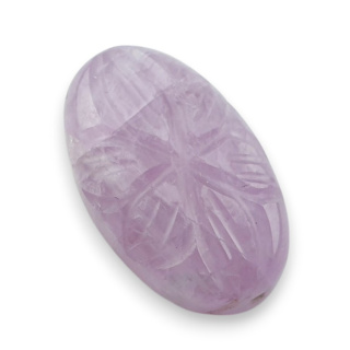 Kunzyt kaboszon carving 25x15 mm nr 9