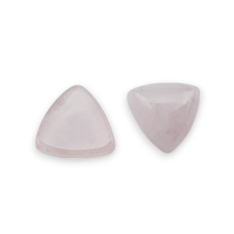 Kwarc różowy kaboszon trylion 10x10 mm 1 szt Kwarc różowy kaboszon trylion 10x10 mm 1 szt