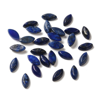 Lapis lazuli kaboszon markiza 8x4 mm 1 szt