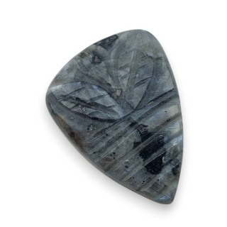 Larvikit kaboszon carving 26x19 mm nr 78