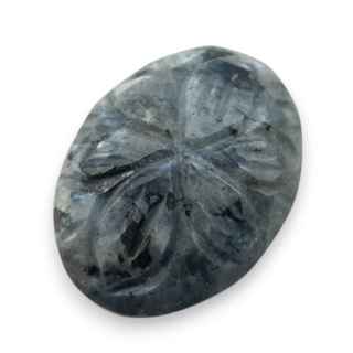 Larvikit kaboszon carving 26x20 mm nr 65