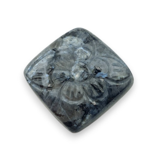 Larvikit kaboszon carving 27x26 mm nr 30