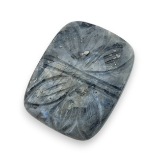 Larvikit kaboszon carving 28x22 mm nr 39