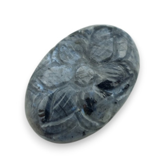 Larvikit kaboszon carving 29x19 mm nr 43