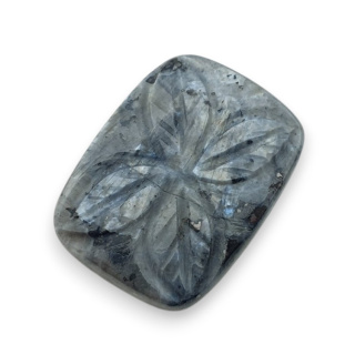 Larvikit kaboszon carving 29x22 mm nr 62