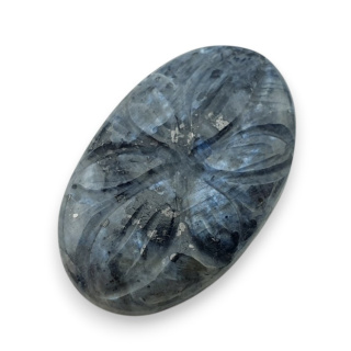 Larvikit kaboszon carving 30x19 mm nr 52