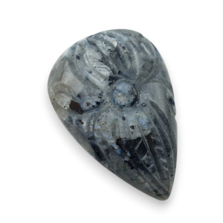 Larvikit kaboszon carving 30x20 mm nr 63