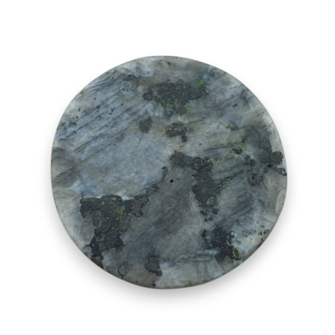 Larvikit kaboszon carving fi 26 mm nr 61 Larvikit kaboszon carving fi 26 mm nr 61