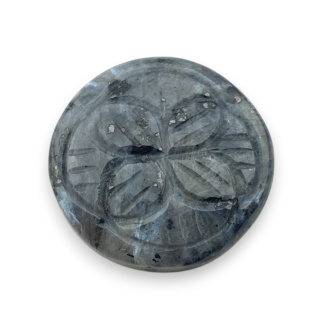 Larvikit kaboszon carving fi 28 mm nr 31