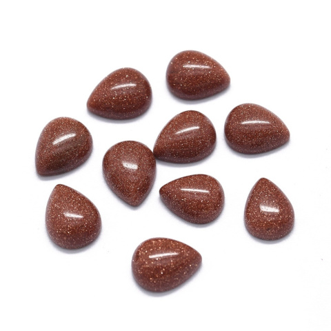 Piasek pustyni kaboszon łezka 8x6 mm 1 szt