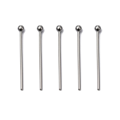 Pins with ball stainless steel 25x0.7 mm 20 pcs Pins with ball stainless steel 25x0.7 mm 20 pcs