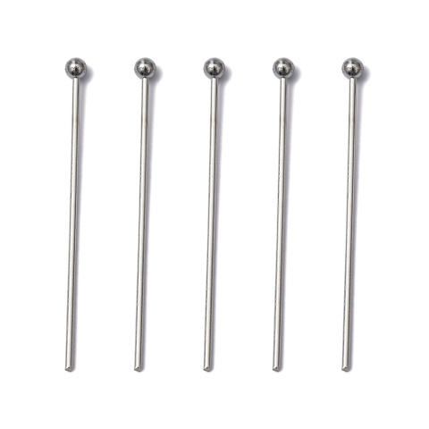 Szpilki z kulką stal szlachetna 40x0,7 mm 20 szt Szpilki z kulką stal szlachetna 40x0,7 mm 20 szt