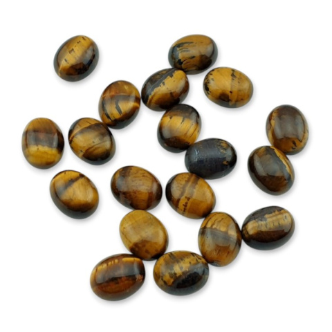 Tygrysie oko kaboszon 10x8 mm 1 szt Tygrysie oko kaboszon 10x8 mm 1 szt