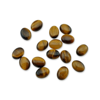 Tygrysie oko kaboszon 8x6 mm 1 szt