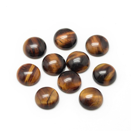 Tygrysie oko kaboszon fi 6 mm 1 szt