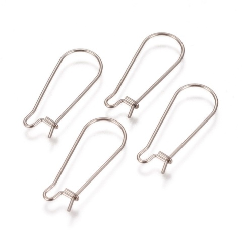 Bigle zamknięte stal szlachetna 25x10 mm 4 szt Bigle zamknięte stal szlachetna 25x10 mm 4 szt