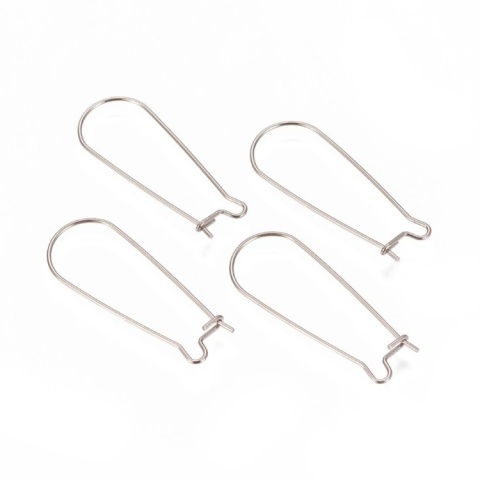 Bigle zamknięte stal szlachetna 33x13 mm 4 szt Bigle zamknięte stal szlachetna 33x13 mm 4 szt
