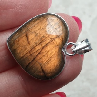 Labradoryt zawieszka 25x22 mm nr A22