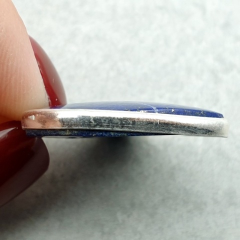 Lapis lazuli zawieszka 26x22 mm nr 207 Lapis lazuli zawieszka 26x22 mm nr 207